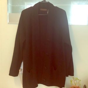 Oversized Black Knit Sweater